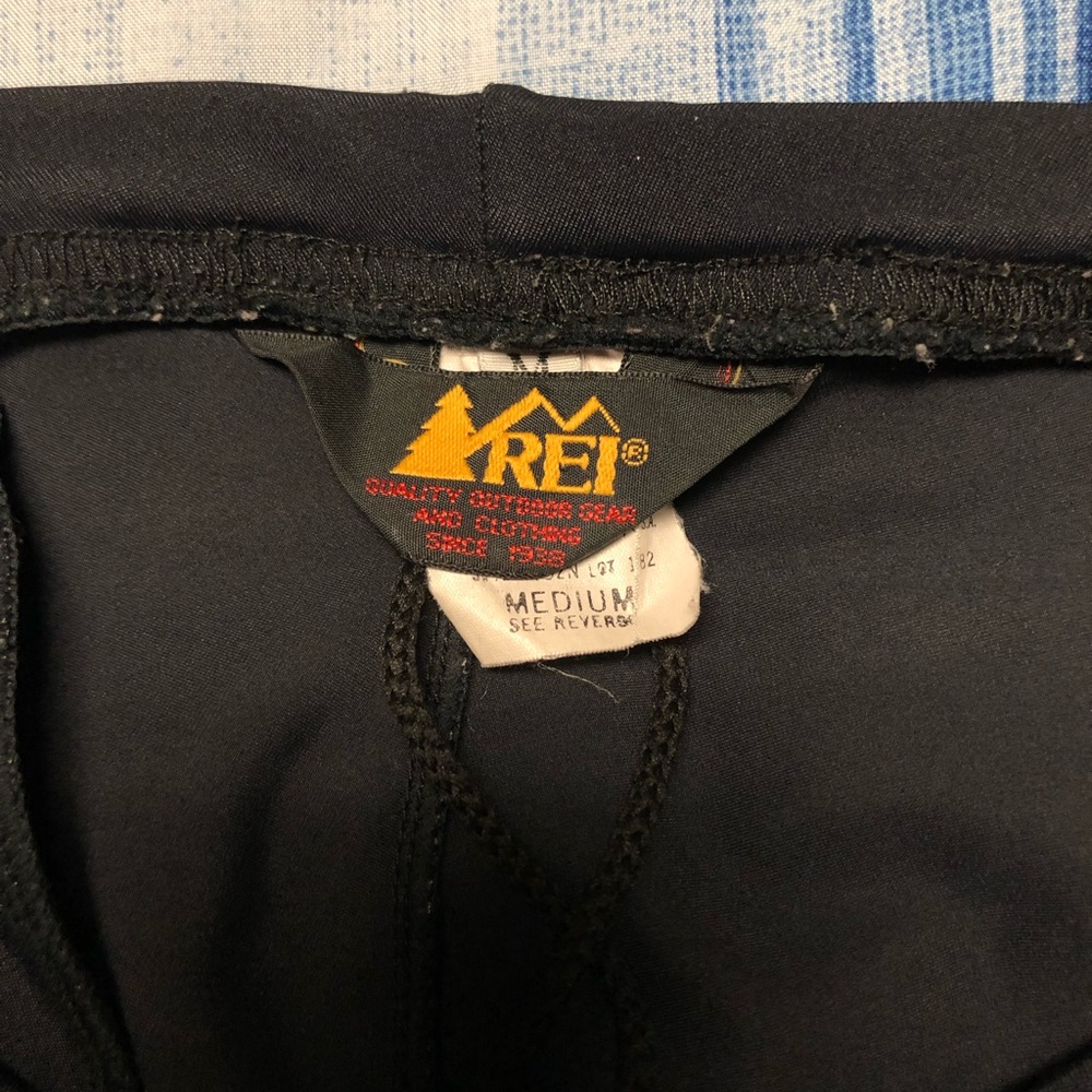Mens Medium Unisex Black Padded Bike Shorts